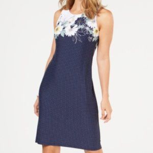 Floral-Print Shift Dress VT19